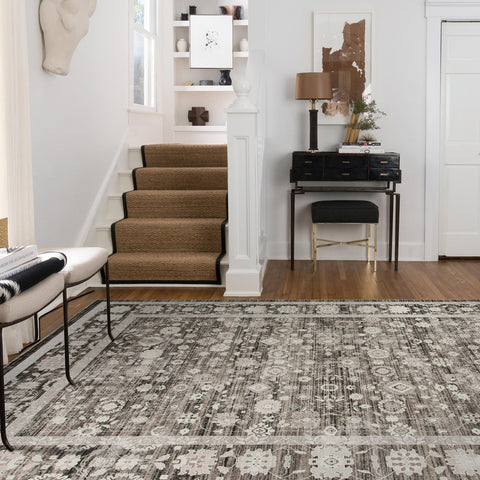 Clearance Extra Large Area Rug Brown Beige Beautiful Allover Retro Lounges Carpet Machine Washable Mat