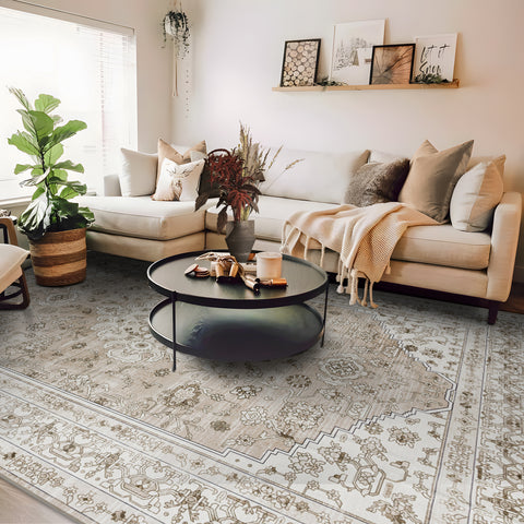 Last 8 PCS Dusty Pink Beautiful Allover Lounges Carpet Runner Machine Washable Mat