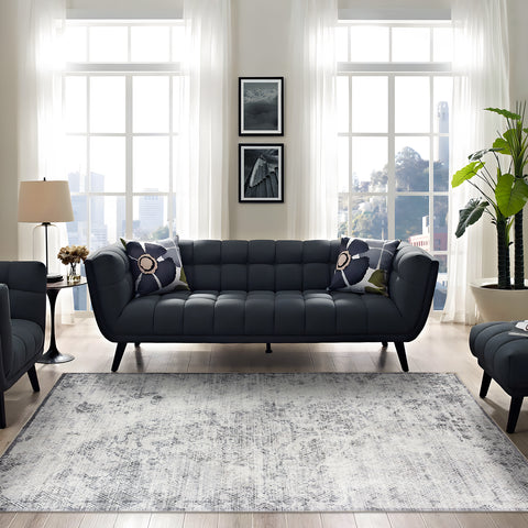 Clearance Extra Large Minimalist Rug Light Grey Distressed Abstract Geometric Diamond Carpet Machine Washable Mat - Rugaustralia