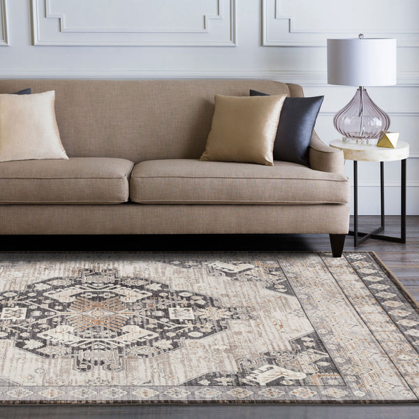 Extra Large Beige Area Rug Thick Plush Non Slip Carpet Washable Hallwa ...