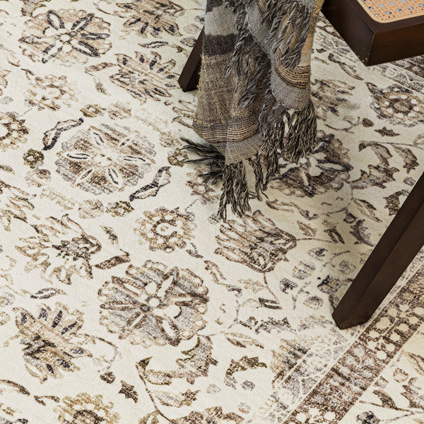 Beige Hallway Runner Beautiful Allover Corridor Rugs Non Slip Mat 80x300cm