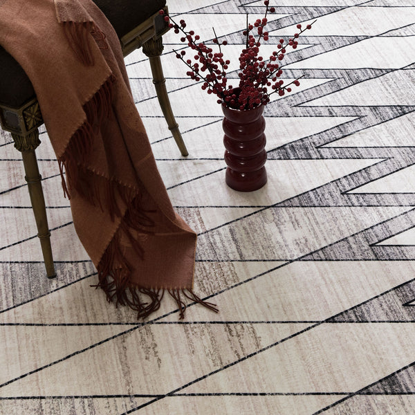 Last 6 pcs  Extra Large Area Rug Beige Grey Diamond Rhombus Moroccan Geometric Carpet Machine Washable Mat