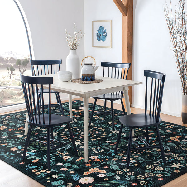 Extra Large Area Rug Charcoal Green Beautiful Mandala Carpet Soft Boho Chic Mat Machine Washable