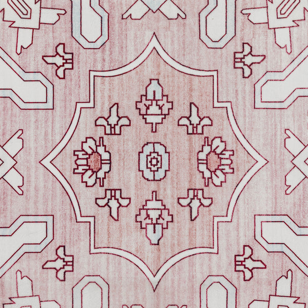 Extra Large Rug Pastel Pink Retro Lounges Carpet Beautiful Soft Plush Runner Machine Washable Mat - Rugaustralia