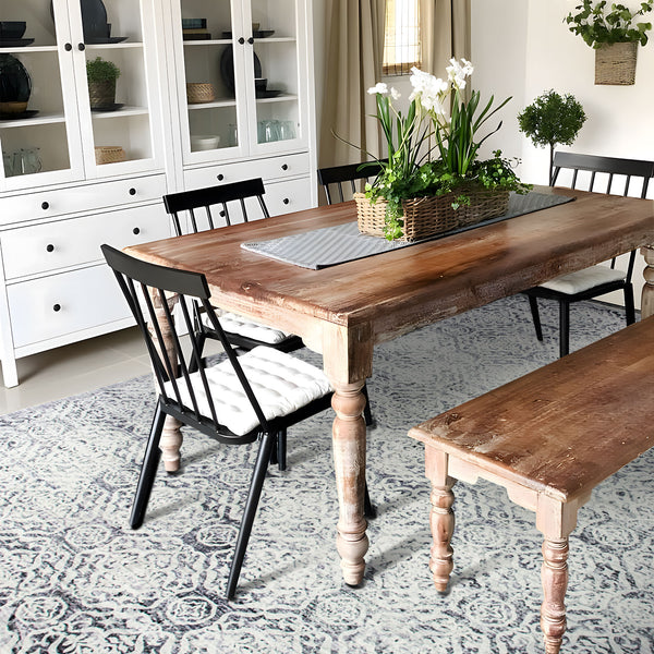 Extra Large Floor Rug Light Grey Plush Warm Geometric Diamond Carpet Machine Washable Runner