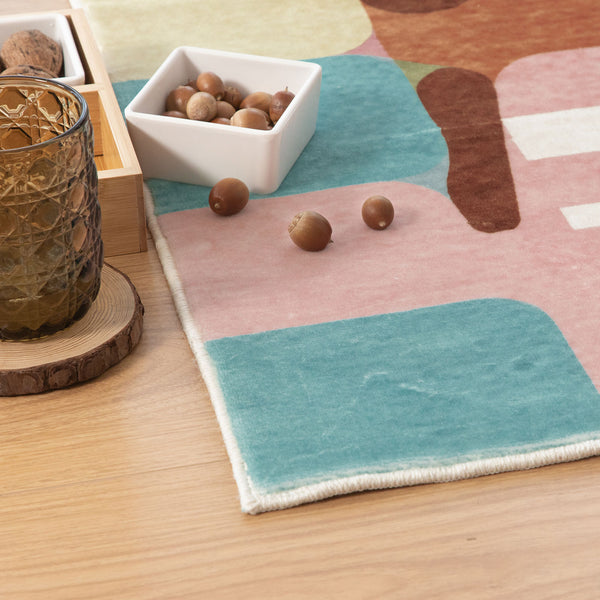 Orange Multi Floor Runner Stunning Soft Entry Way Carpet Machine Washable 80x300