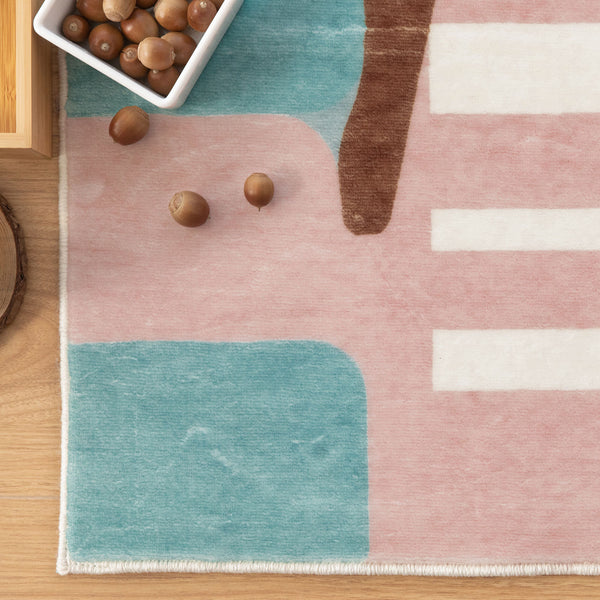 Orange Multi Floor Runner Stunning Soft Entry Way Carpet Machine Washable 80x300