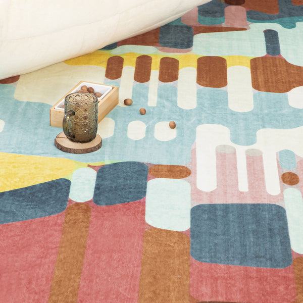 Orange Multi Floor Runner Stunning Soft Entry Way Carpet Machine Washable 80x300