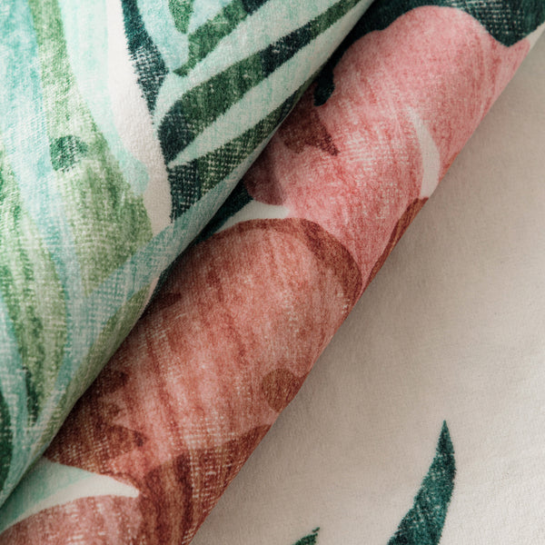 Green Tropical Hallway Runner Floral Corridor Mat Entry Way Rug 80x300cm