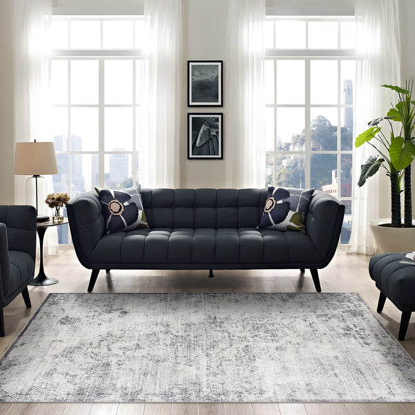 Clearance Extra Large Minimalist Rug Light Grey Distressed Abstract Geometric Diamond Carpet Machine Washable Mat