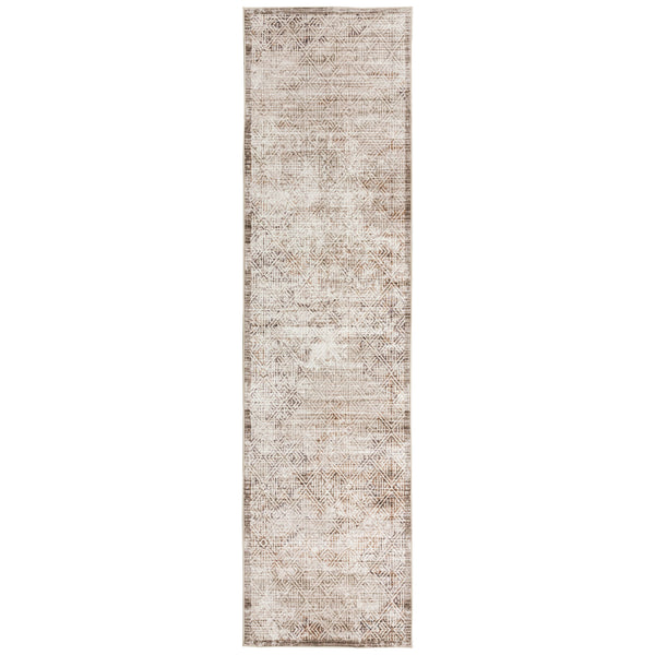 Clearance Extra Large Beige Area Rug Soft Distressed Diamond Modern Carpet Machine Washable Mat - Rugaustralia