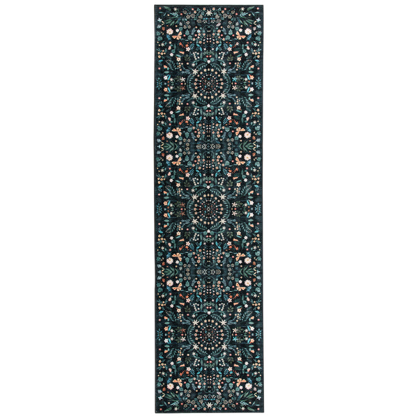Extra Large Area Rug Charcoal Green Beautiful Mandala Carpet Soft Boho Chic Mat Machine Washable