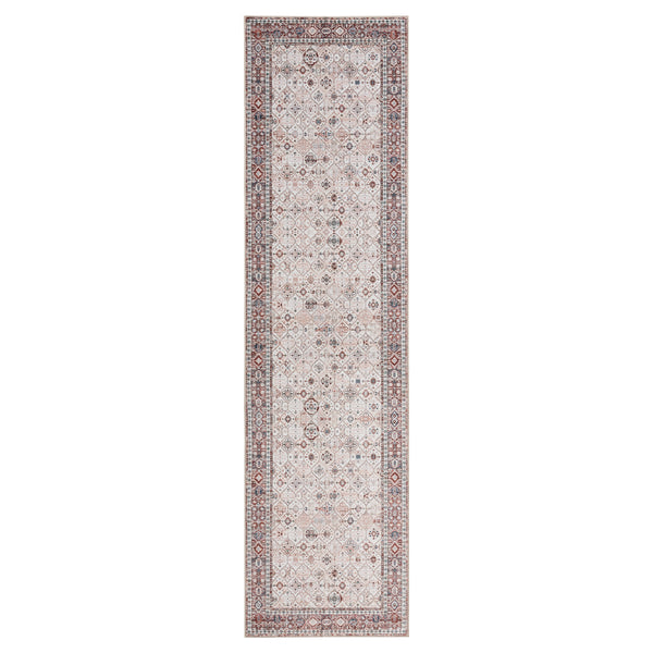 Extra Large Floor Rug Terra Cotta Soft Plush Trellis Diamond Modern Retro Carpet Machine Washable