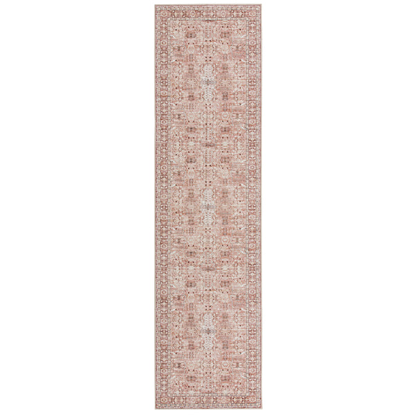 Terracotta Hallway Runner Beautiful Distressed Non Slip Entryway Carpet 80x300cm