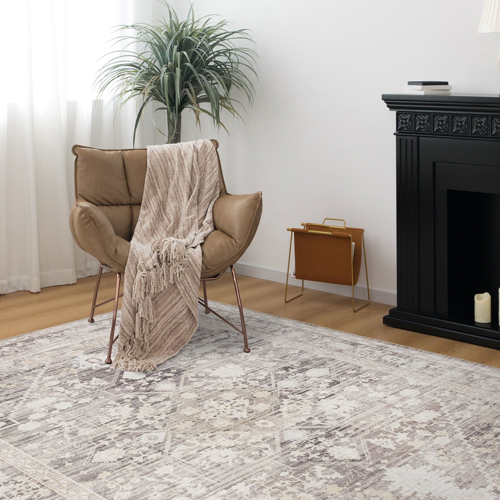 Clearance Extra Large Rugs Beige Grey Beautiful Neutral Floor Carpet D ...