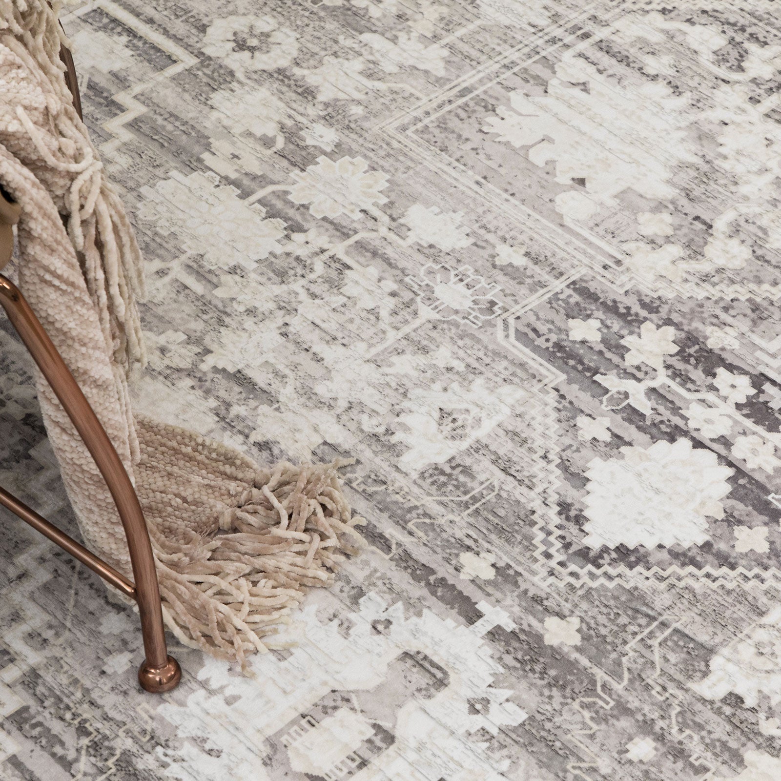 Clearance Extra Large Rugs Beige Grey Beautiful Neutral Floor Carpet D ...