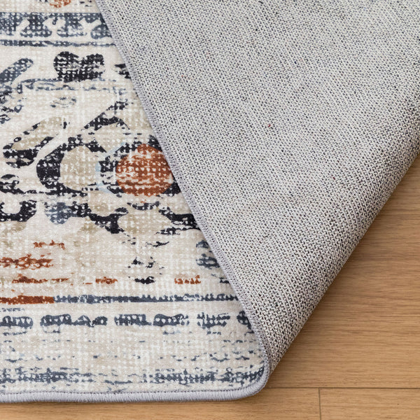 Last 2  Pcs Large Cream Ivory Beautiful Boho Carpet Machine Washable Bohemian Mat Geometric Hallway Runner