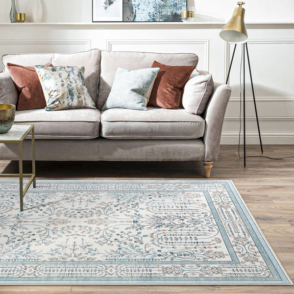 Extra Large Floor Rug Sage Green Elegant Vines Machine Washable Carpet Botanical Leaf Rugs Non Slip Soft Corridor Runner