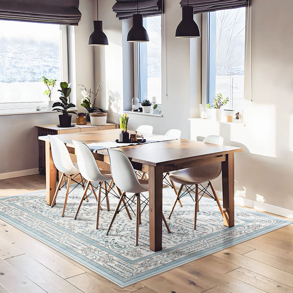 Extra Large Floor Rug Sage Green Elegant Vines Machine Washable Carpet Botanical Leaf Rugs Non Slip Soft Corridor Runner