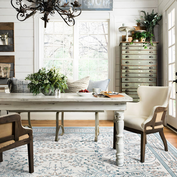 Extra Large Floor Rug Sage Green Elegant Vines Machine Washable Carpet Botanical Leaf Rugs Non Slip Soft Corridor Runner