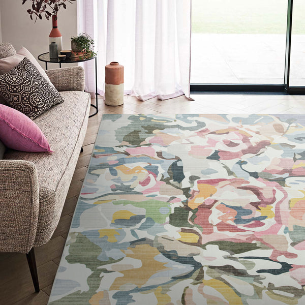 Flash Deal Extra Large Rugs Pink Rose Soft Modern Lounges Carpet Washable Hall Runner Rug