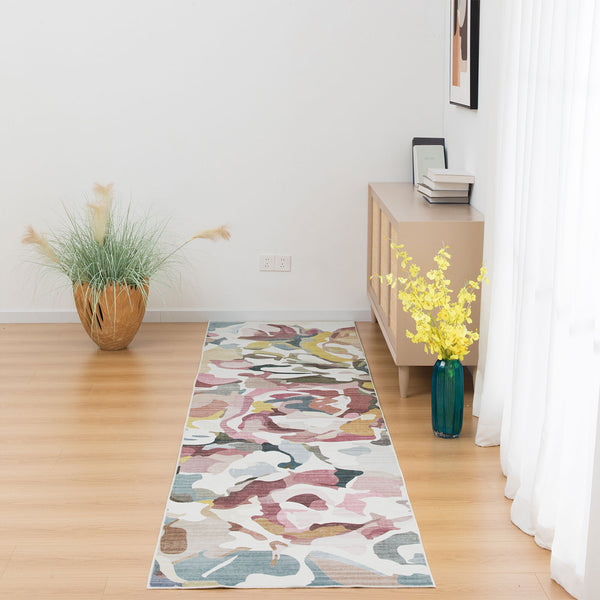 Flash Deal Extra Large Rugs Pink Rose Soft Modern Lounges Carpet Washable Hall Runner Rug