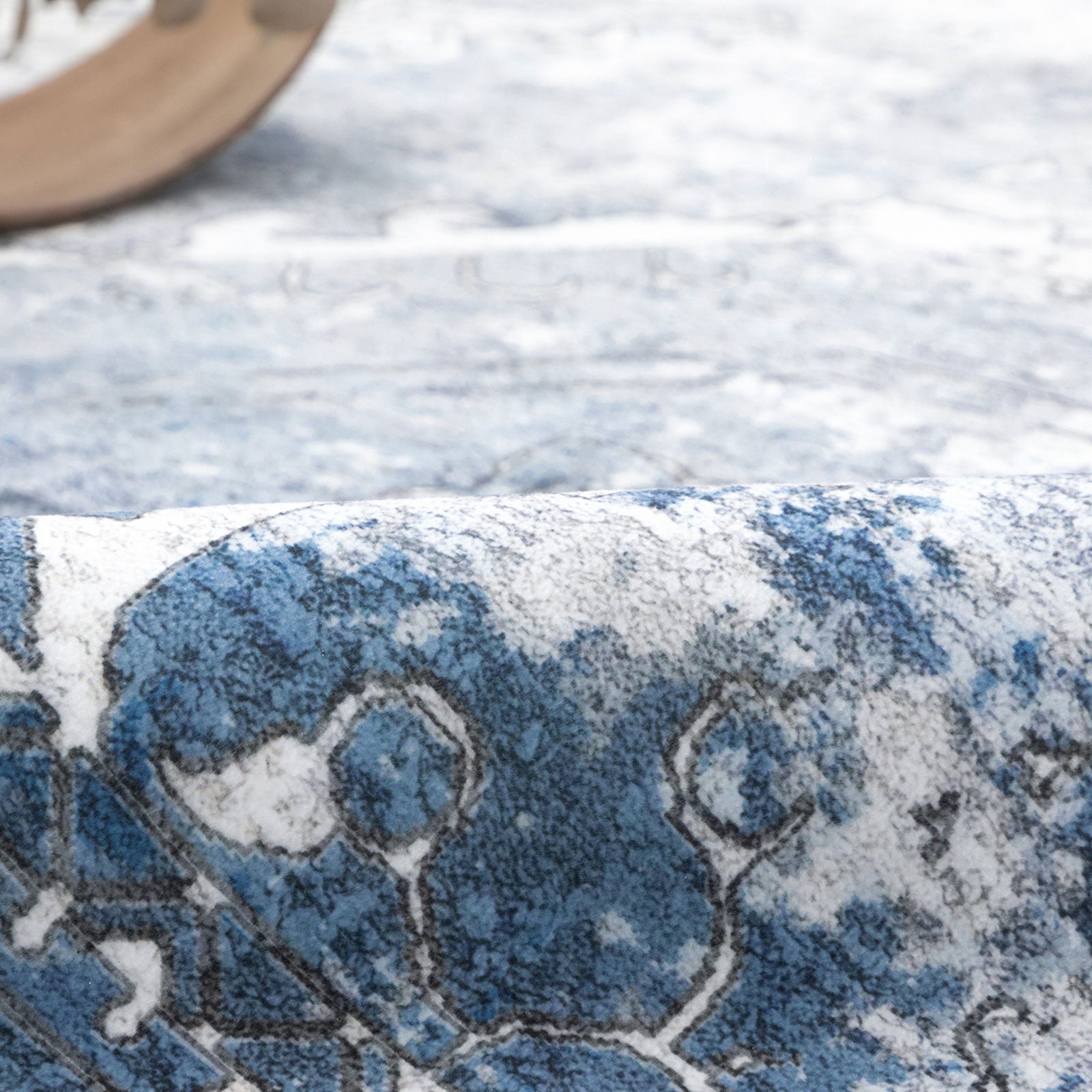 Distressed Rug Blue Clearance Extra Large Area Rug Blue Grey Thick Warm Plush Distressed A ...