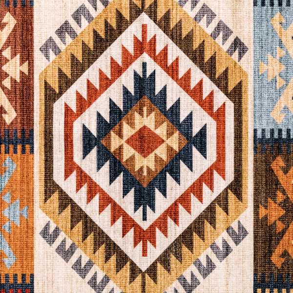 Flash Deal Extra Large Rug Multi Color Soft Diamond Kilim Carpet Beautiful Machine Washable Hallway Runner 5 Size