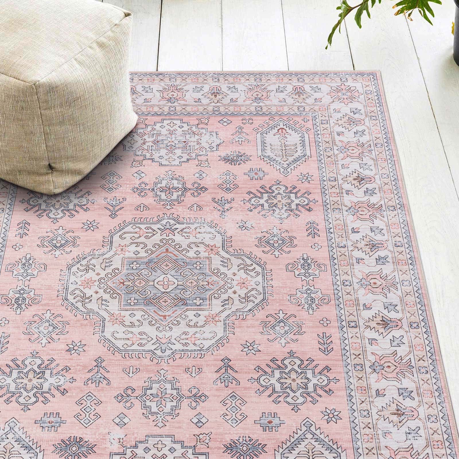 Pastel Large Rug Flash Deal Extra Large Rug Pastels Pink Beautiful Tribal High Traffic ...