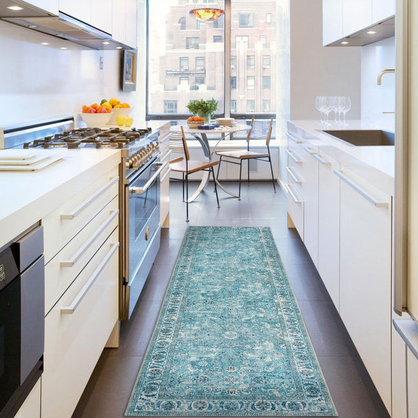 Hallway Runner Allover Anti Slip Soft Woolen Corridor Rug Allover Runner Washable  80x300